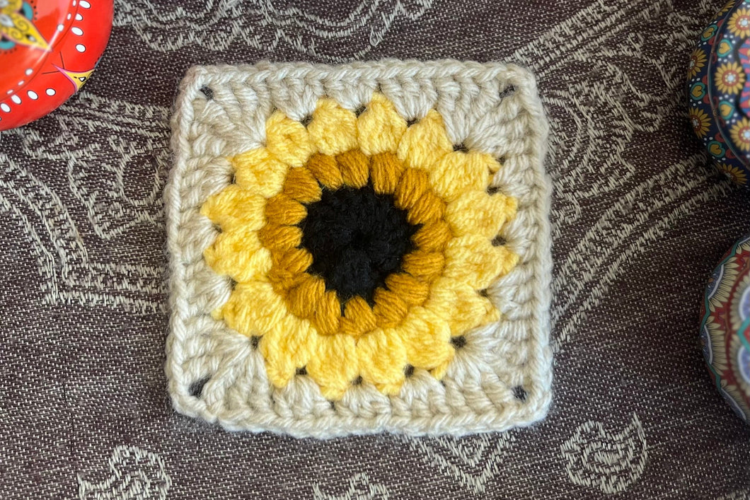 Sunflower Square Coaster