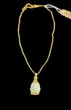 Load image into Gallery viewer, Opal Wire Wrapped Necklace
